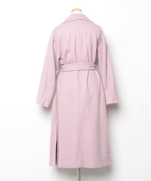SLOBE IENA ピンク ウールチェスターコート 38