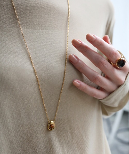 TEN. ネックレス 「ZOZO限定」18KGP エンベッドネックレス レディース