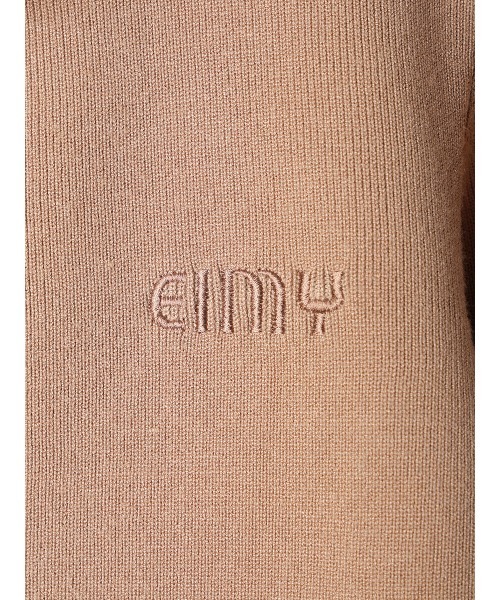 eimy istoire ニット セーター EIMYロゴバイカラーニット