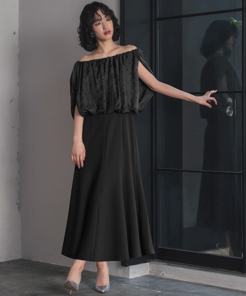 GIRL DRESS FOR NOW ドレス 「3WAY 着回しを楽しめる」ドット ジャ