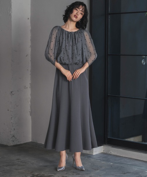 GIRL DRESS FOR NOW ドレス 「3WAY 着回しを楽しめる」ドット ジャ