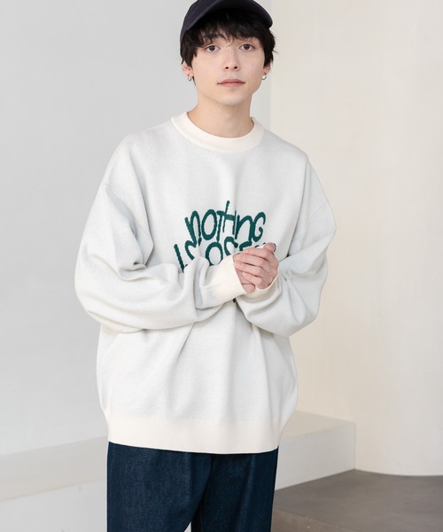 45R 45rpm ジャガードニットのUMiiロハプルオーバーシャツ 紺 45R（フォーティファイブアール）| レイアロハジャカードの908Tシャツ