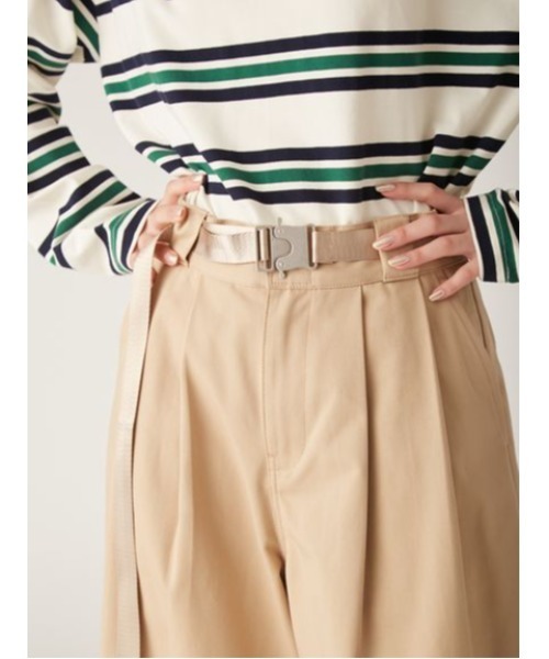 LILY BROWN パンツ 「Dickies×LILYBROWN」ベルテッドトチノ
