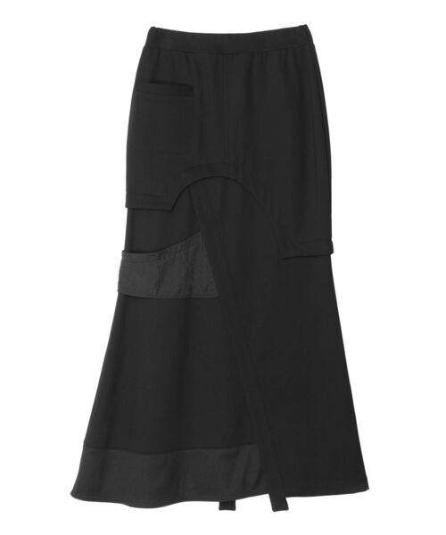 UN3D.（アンスリード） スカート INVERT MIX SK「セットアップ着用可能