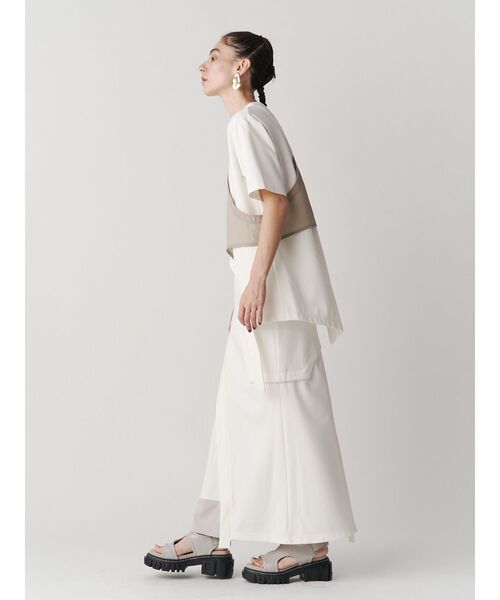 UN3D.（アンスリード） スカート INVERT MIX SK / インバートミックス