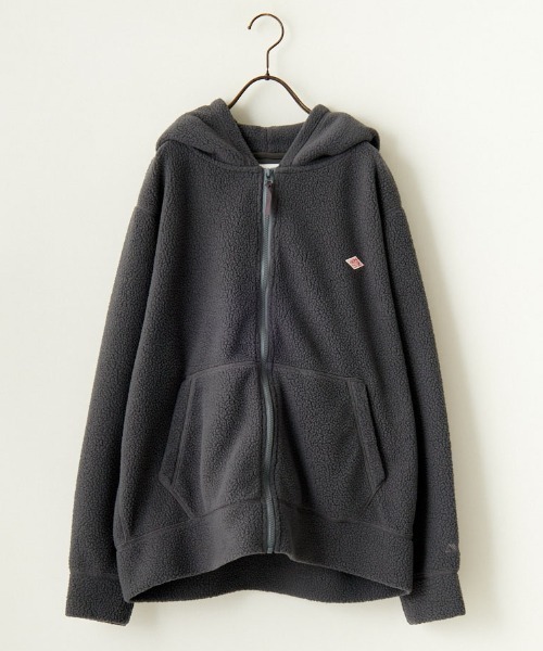 ダントン　パーカー　サイズ38 Danton（ダントン） ジップアップパーカー 38 アイボリー レディース