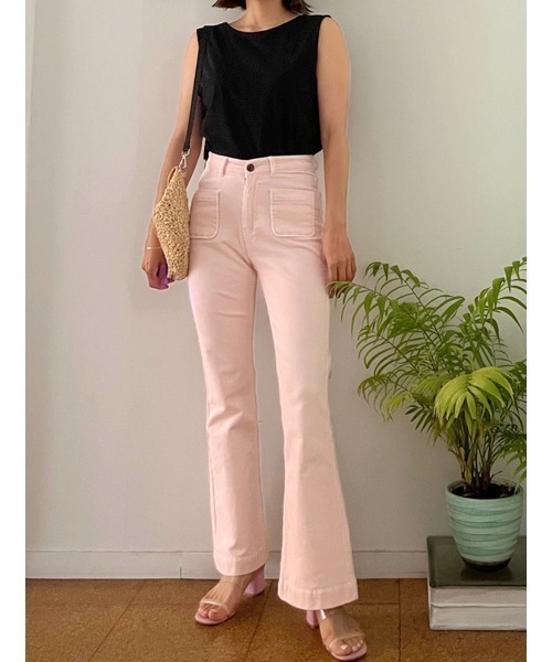 「Vicente」 コーデュロイパンツ X-SMALL ピンク レディース_画像3