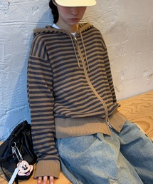 パーカー 「UNISEX」麻タッチボーダーメッシュパーカー メンズ レディース｜ZOZOTOWN Yahoo!店