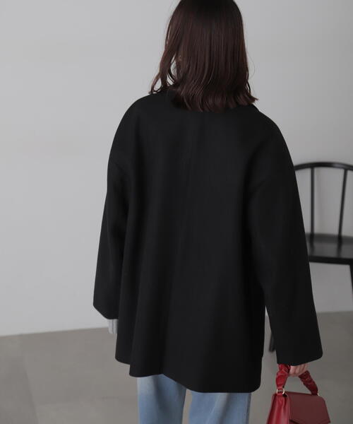 「FREE'S MART」 ピーコート MEDIUM ブラウン レディース_画像6