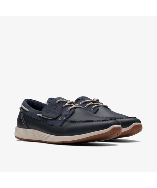 Clarks スリッポン ATL Sail Go / セイルゴー（ネイビー