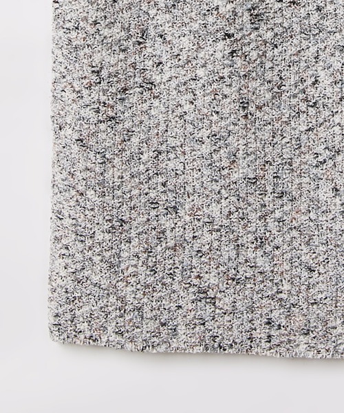 LE CIEL BLEU ツイードニットミニスカート / Tweed Knit LE CIEL BLEU｜ツイードメランジニットスカート / Tweed Melange