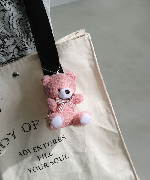 colleca la（コレカラ） キーホルダー くまのぬいぐるみキーホルダー