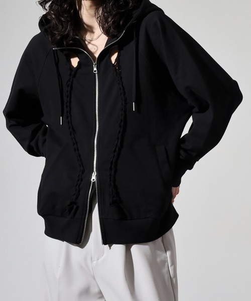 RE730 パーカー Vintage-inspired zip-up hoodie / ビンテージ風