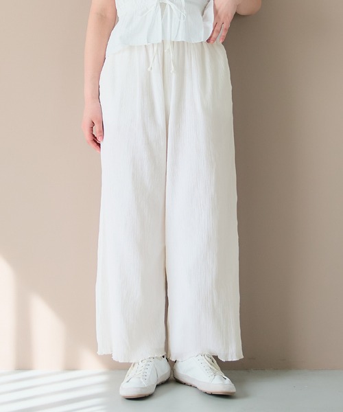 LA LINGE リサイクルクレープ ワイドパンツ 【関税なし】 LA LIGNE リサイクルクレープ ワイドパンツ | NET-A-PORTER