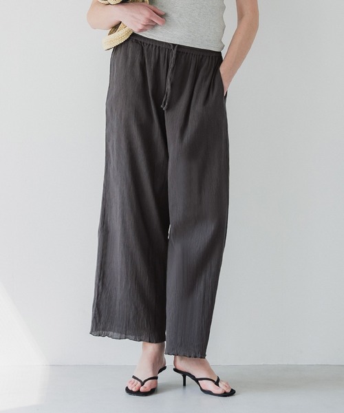 LA LINGE リサイクルクレープ ワイドパンツ 【関税なし】 LA LIGNE リサイクルクレープ ワイドパンツ | NET-A-PORTER