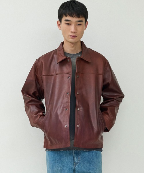 Johnbull（ジョンブル） コート ジャケット レザーブルゾンジャケット