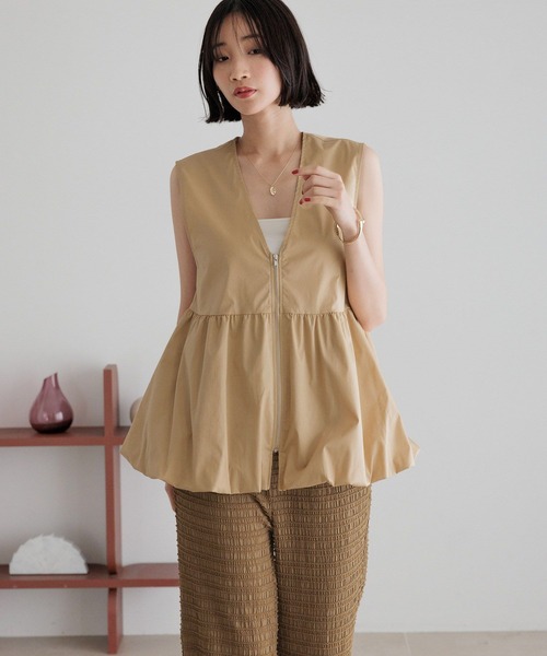 ベスト ジレ ローズスリーブベスト / Rose Sleeve Vest レディース Rose Sleeve Vest - SALE