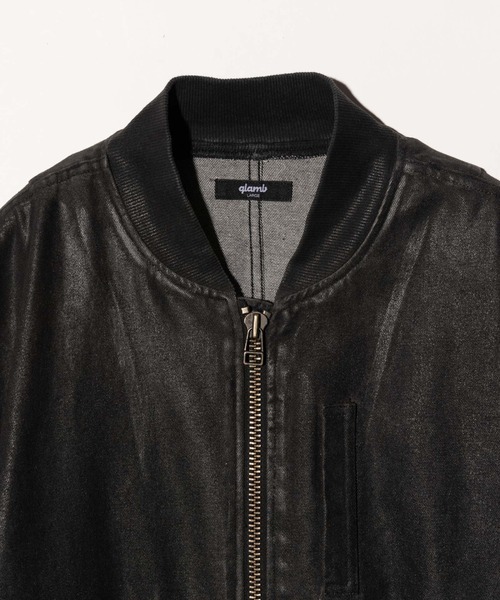 glamb（グラム） ma1 ma-1 Paraffin Coated Denim MA-1 / パラフィン