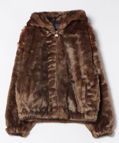 FUBU（フブ） コート ジャケット Faux Far Hooded Jacket/ファー