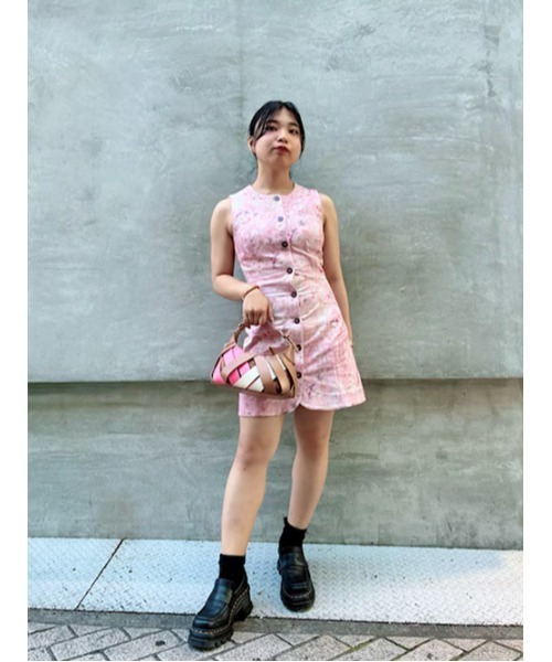 YOKO CHAN ベージュ ミニワンピース 長袖 フレアスリーブ 40 2025年