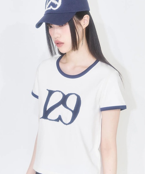 tシャツ 「日本未発売/WEB限定」ILLIGO(イリゴ)/ロゴパッチ 刺繍 Tシャツ 半袖/129 LOGO PATCH T-SHIRT レディース ILLIGO tシャツ 「日本未発売/WEB限定」ILLIGO(イリゴ