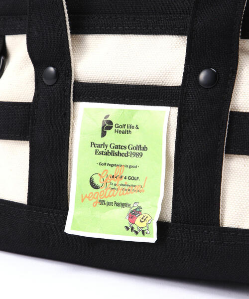 【PEARLY GATES】帆布カートバッグ (UNISEX) PEARLY GATES ショルダーバッグ バッグ 「PEARLY GATES」帆布