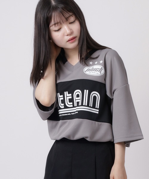 アロハシャツ tシャツ 「84」ユニフォームデザイン カットメッシュ
