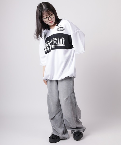 アロハシャツ tシャツ 「84」ユニフォームデザイン カットメッシュ