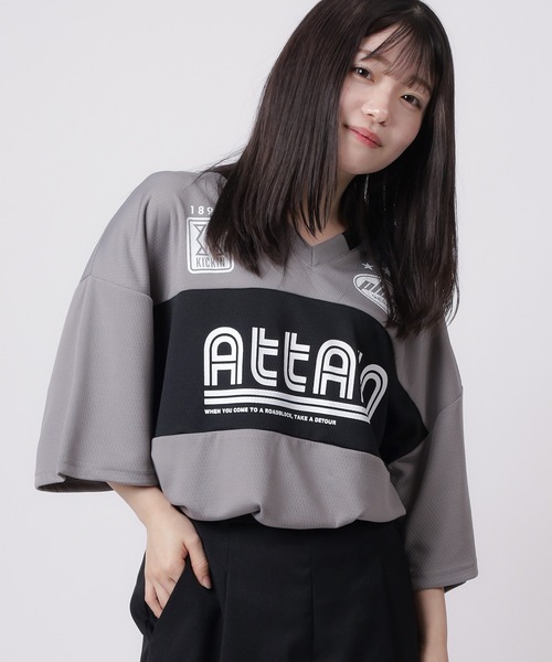アロハシャツ tシャツ 「84」ユニフォームデザイン カットメッシュ