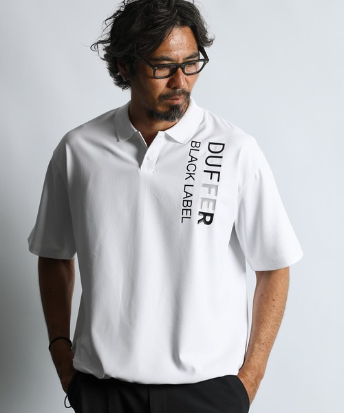 ポロシャツ 「BLACK LABEL」”A-PACK” TECH POLO：吸水速乾 接触冷感 UVカット テックポロ メンズ