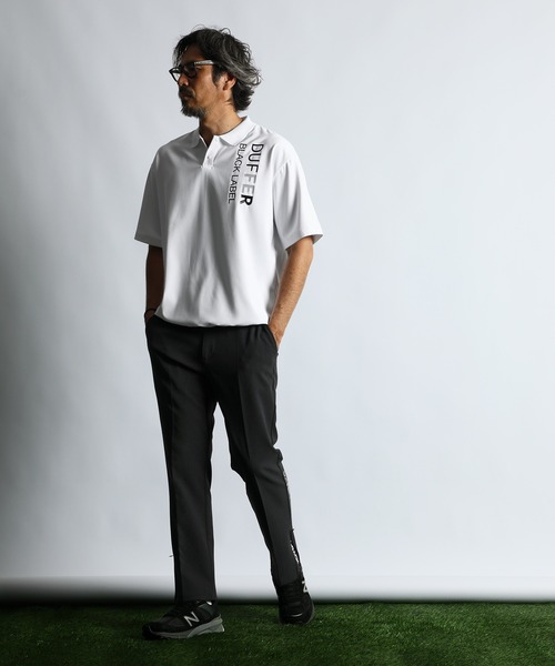ポロシャツ 「BLACK LABEL」”A-PACK” TECH POLO：吸水速乾 接触冷感 UVカット テックポロ メンズの画像