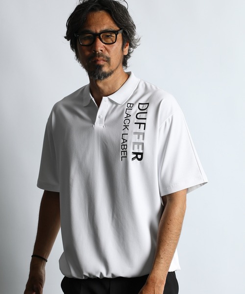 ポロシャツ 「BLACK LABEL」”A-PACK” TECH POLO：吸水速乾 接触冷感 UVカット テックポロ メンズの画像