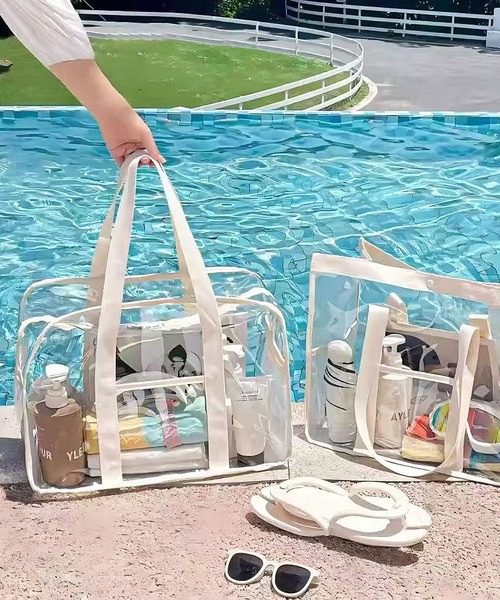 トートバッグ 「 ammy. / エイミードット 」 大容量 防水 ビニール