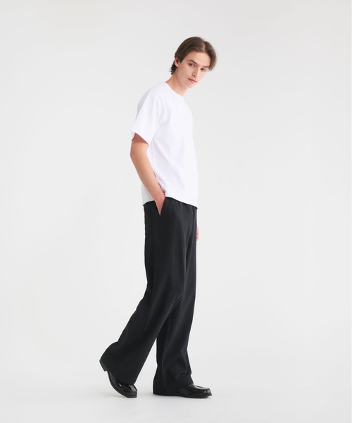 Regen Glanz パンツ linen cotton straight easy pants/リネンコットン