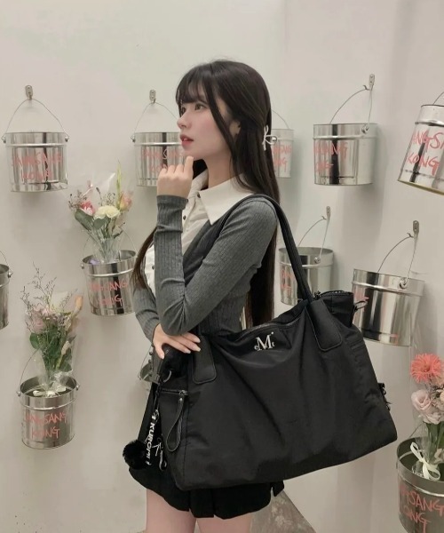 【MUCENT】 4WAY SIGNATURE LOGO TOTE BAG ★送料・関税込★ MUCENT ショルダーバッグ バッグ 「MUCENT」4WAY シグネチャー