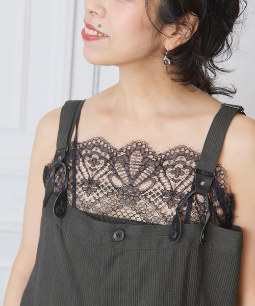 IENA LA BOUCLE（イエナラブークル） キャミソール レースコンビ