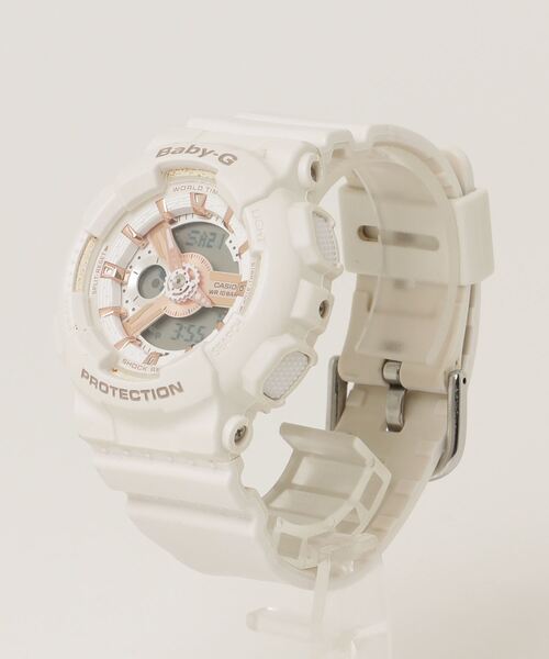 BABY-G デジタル腕時計 ホワイト BABY-G 「BABY-G」 デジタル腕時計 FREE ホワイト×ピンク