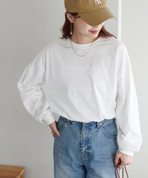 Discoat 「DISCOAT」 長袖カットソー MEDIUM ピンク レディース