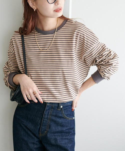 「DISCOAT」 長袖シャツ MEDIUM ピンク レディース Discoat 「DISCOAT」 長袖カットソー MEDIUM ピンク レディース