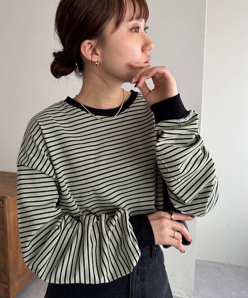 「DISCOAT」 長袖シャツ MEDIUM ピンク レディース Discoat 「DISCOAT」 長袖カットソー MEDIUM ピンク レディース