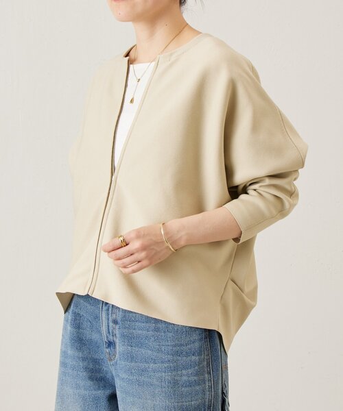 ビアズリードルマンニットカーディガン BEARDSLEY カーディガン ドルマンニットカーディガン レディース