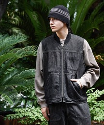 ベスト ジレ 「niko and ...JEANS 2025AW」デニムワークベスト メンズ｜ZOZOTOWN Yahoo!店