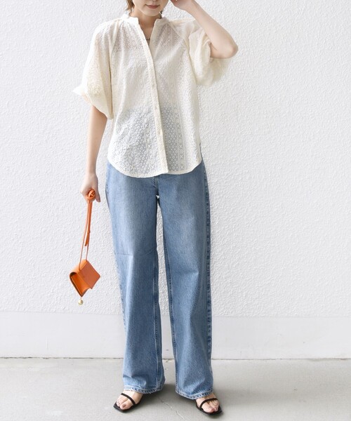 「UNITED ARROWS」 7分袖ブラウス 38 オフホワイト レディース SHIPS 「SHIPS」 7分袖ブラウス ONE SIZE オフホワイト