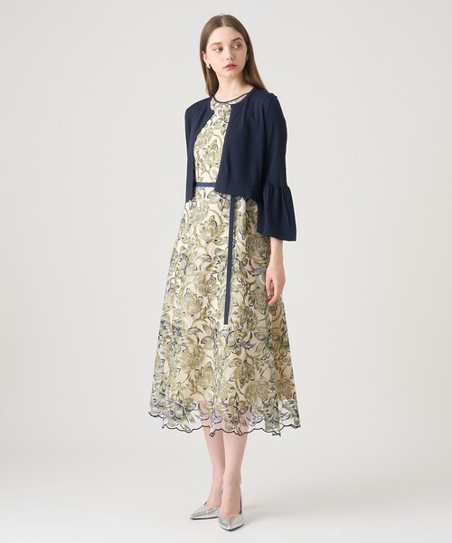 ANAYI 38 今季購入　新品未使用 ANAYI 「ANAYI」 7分袖ニット 38 ライトベージュ レディース