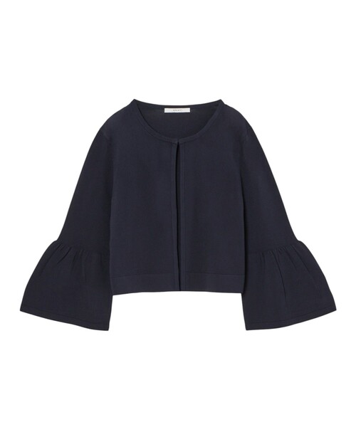 ANAYI 38 今季購入　新品未使用 ANAYI 「ANAYI」 半袖ニット 38 ブルー レディース : ZOZOTOWN