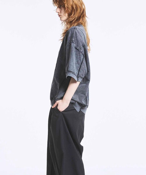 MAISON SPECIAL tシャツ 「UNISEX」Chemical Over-Dyed Inside