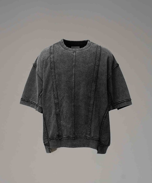 新品ケミカルオーバーダイインサイドアウトプライムオーバークルーネックTシャツ MAISON SPECIAL（メゾンスペシャル） tシャツ 「UNISEX」Chemical Over