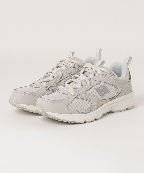 [New Balance] low cut спортивные туфли 27.0cm "теплый" белый женский 