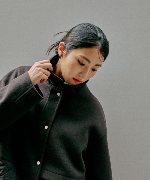 GLOBAL WORK（グローバルワーク） ステンカラーコート コート ウール