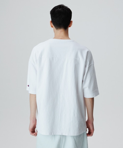 「Champion」 半袖Tシャツ L ホワイト メンズ